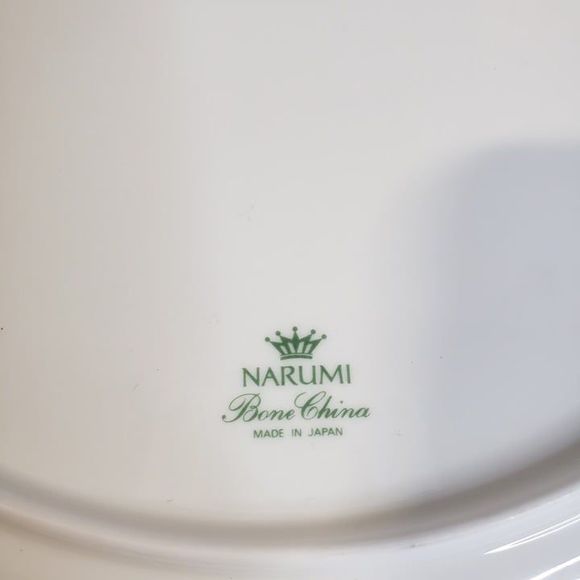 Made in Japan Narumi White Embossed Children Serving Plate Dessert Platter - Picture 6 of 11